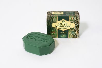 3 St. Aleppo Olivenöl Seife 100g-20% Lorbeeröl, Natürliche Pflege für Haut, Gesicht