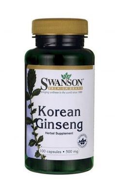 Swanson Koreanischer Ginseng 500 mg, 100 Kapseln