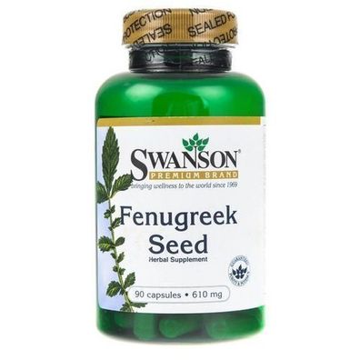 Swanson Bockshornklee 610mg, 90 Kapseln