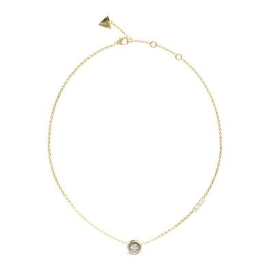 Stilvolle vergoldete einzigartige Solitär-Halskette JUBN03398JWYGT/U