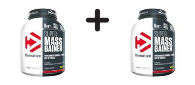 2 x Dymatize Super Mass Gainer (2943g) Strawberry