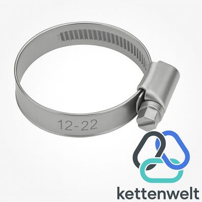 Schlauchschellen Rohrschellen V2A W4 Edelstahl Schlauch Schellen 8-110 Set