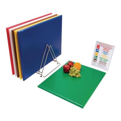Hygiplas Extra Großes Schneidebretter Set Mit Hoher Dichte Inklusive Ständer Und