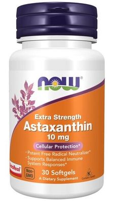 Astaxanthin Extra Strength, 10mg - 30 softgels