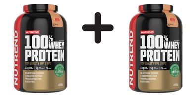 2 x Nutrend 100% Whey Protein, Ice Coffee - 2250g