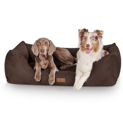 Hundebett Dreamline aus Velours 3 Farben