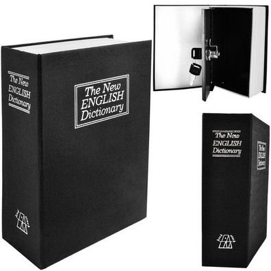 Buchtresor Buchsafe Geheimversteck Wörterbuch Safe Schatulle mit Schlüssel