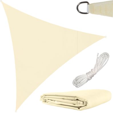 Sonnensegel Dreieck 3x3x3 m wasserdicht UV Schutz Garten Terrasse Balkon