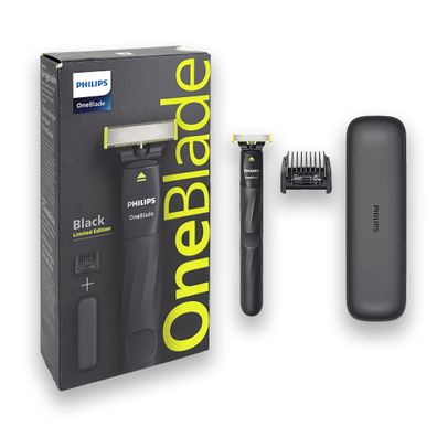 Philips OneBlade Rasierer Black Edition Bartschneider Trimmer Herrenrasierer NEU