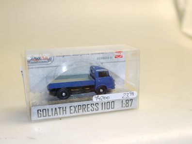 1:87 Busch DreiKa 94200 Goliath Express Pritsche dkl. blau, neuw./ovp