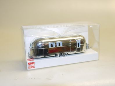 1:87 Busch 44982 US-Wohnwagen Alu, neu