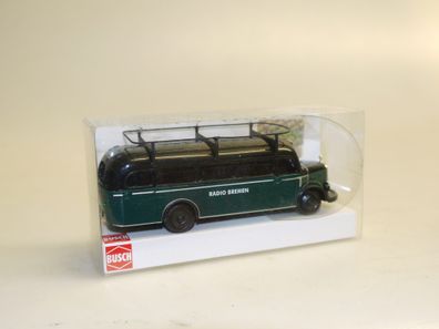 1:87 Busch 41004 Ü-Wagen Radio Bremen MB O-3500, neu