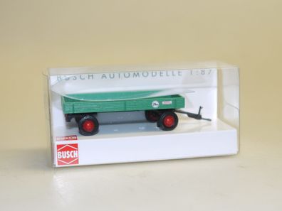 1:87 Busch 44975 Landwirtschaftlicher Anhänger grün, neuw./ovp