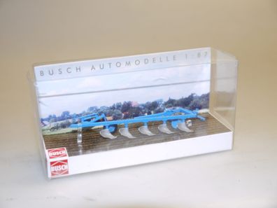 1:87 Busch 42851 Aufsattel-Beetpflug Fortschritt, neuw./ovp