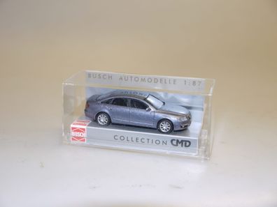 1:87 Busch CMD 49605 Audi A6 Limo grau-blau-met., neu