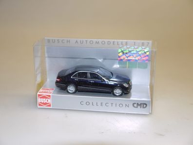 1:87 Busch CMD 44205 MB E-Klasse dkl. blau-met., neu