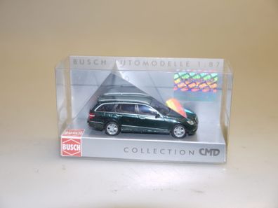1:87 Busch CMD 44257 MB E-Klasse T-Modell dkl. grün-met., neu