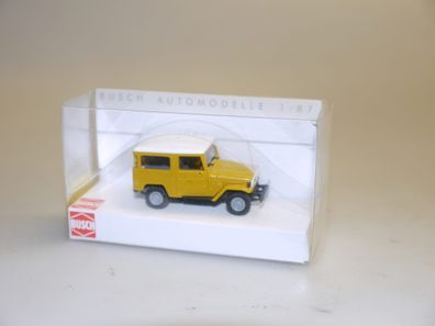 1:87 Busch 43000 Toyota Land Cruiser kurz, gelb, neuw./ovp