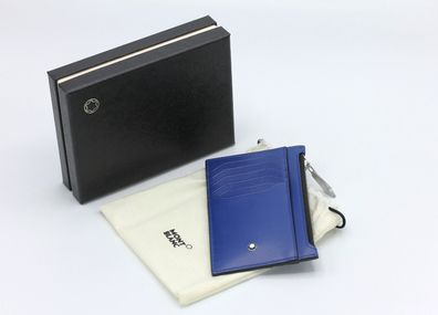 Montblanc Meisterstück Kartenetui 8 cc mit Reißverschlussfach / Id. 129687 / NEU