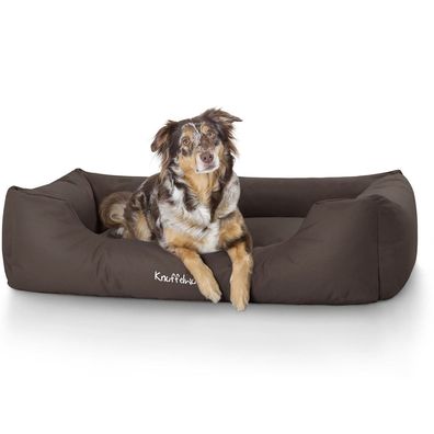 Pflegeleichtes Hundebett Finlay in Braun
