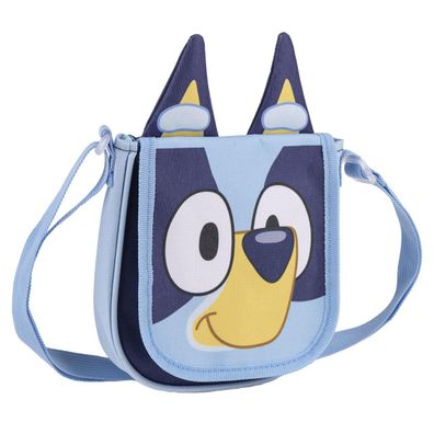 Bluey Schultertasche Kinder Umhängetasche 14×14×4?cm mit Motiv