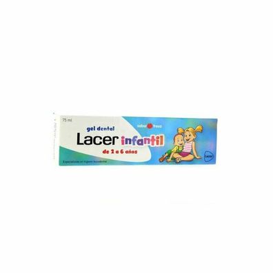 Lacer Infantil Gel Dental Fresa 75ml