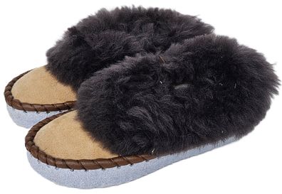 Lammfell Warme Hausschuhe Gr.30 NEU, Schaffell/ leder aus Zakopane