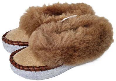 Lammfell Warme Hausschuhe Gr.30 NEU, Schaffell/ leder aus Zakopane.2