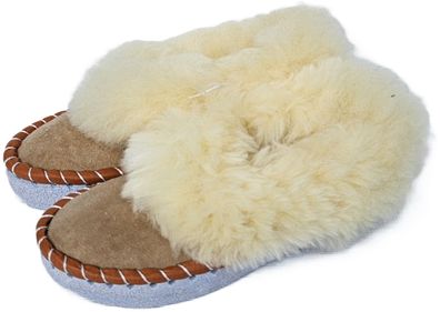 Lammfell Warme Hausschuhe Gr.30 NEU, Schaffell/ leder aus Zakopane.3