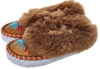 Lammfell Warme Hausschuhe Gr.30 NEU, Schaffell/ leder aus Zakopane.5