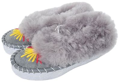 Lammfell Warme Hausschuhe Gr.30 NEU, Schaffell/ leder aus Zakopane.6