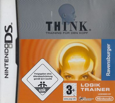 THINK Logik Trainer Training für den Kopf Ravensburger Nintendo DS DSL DSi 3DS 2DS ND