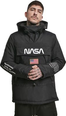 Mister Tee Jacke NASA Windbreaker Black