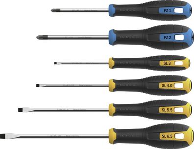 Hultafors Schraubendreher 6er Set PZ &amp; SL Multicolor