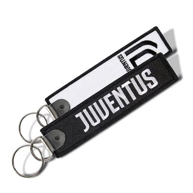 Juventus Turin Schlüsselanhänger Textil-Logo