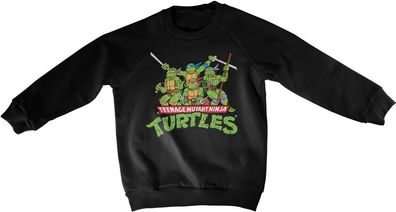 Teenage Mutant Ninja Turtles Teeange Mutant Ninja Turtles Distressed Group Kids