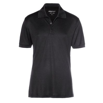 4PROTECT Textilfaser Polo-Shirt Madison Schwarz