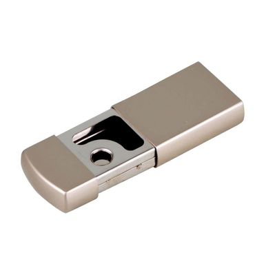 Cool Taschenaschenbecher mit Glutkiller, light gun gebürstet, Metall