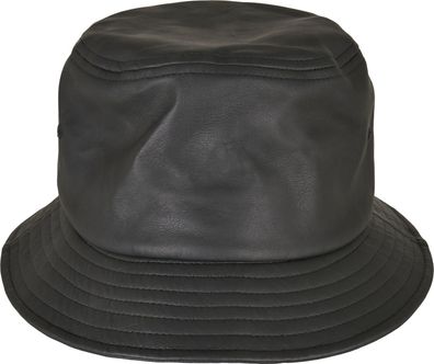 Flexfit Hut Imitation L. Bucket Hat Black