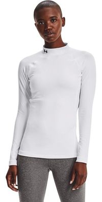 Under Armour Damen Longsleeve HeatGear Authentics Oberteil mit Stehkragen
