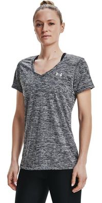 Under Armour Damen T-Shirt UA Tech Oberteil mit Twist-Effekt und V-Ausschnitt