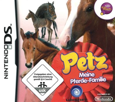 Petz Meine Pferde Familie Ubisoft Nintendo DS DSL DSi 3DS 2DS NDS NDSL