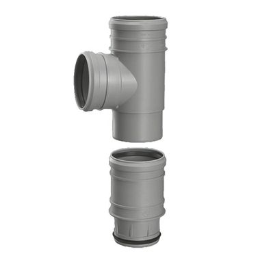 HTEA Schiebe-Abzweig TARA DN110 – Abwasser Schiebeabzweig für Fehlböden, 6681