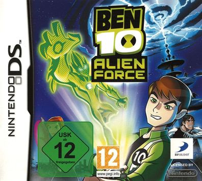Ben 10 Alien Force D3 Publisher Nintendo DS DSL DSi 3DS 2DS NDS NDSL