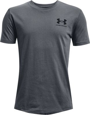 Under Armour Jungen UA Sportstyle Kurzarm-Oberteil mit Logo links an der Brust