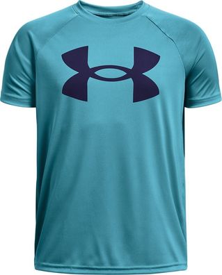 Under Armour Jungen UA Tech Kurzarm-Oberteil mit großem Logo