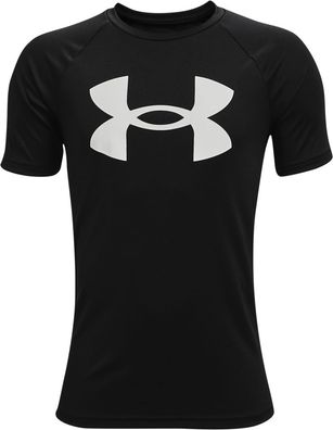 Under Armour Jungen UA Tech Kurzarm-Oberteil mit großem Logo