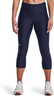 Under Armour Damen Leggings HeatGear Armour No-Slip Waistband-Caprihose