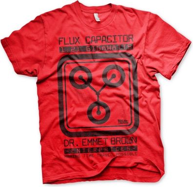 Back to the Future Flux Capacitor T-Shirt Red