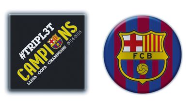FC Barcelona Magnet-Set Fussball